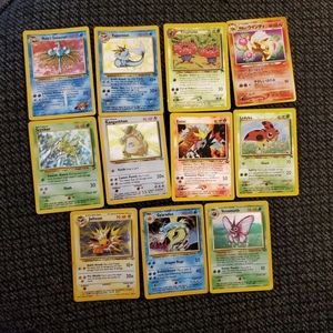 Lot of holographic pokemon cards